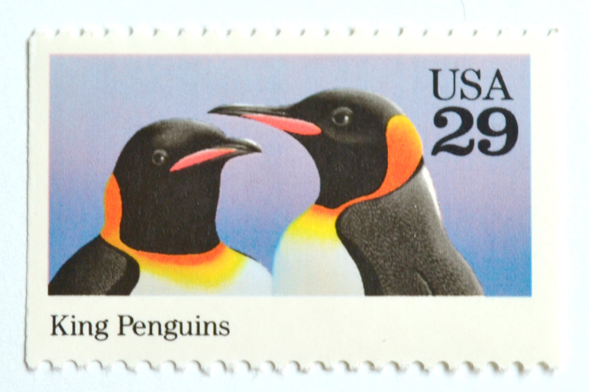 10 Penguin Postage Stamps Unused Vintage King Penguins Stamps for Mail Edelweiss Post