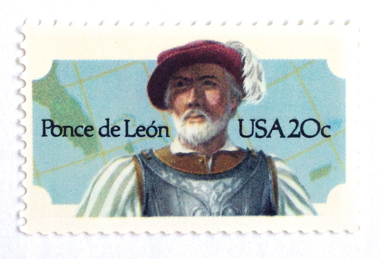 Florida Explorer Post 50 Vintage Florida Explorer Stamps Unused Map Postage Stamps for Maili ...