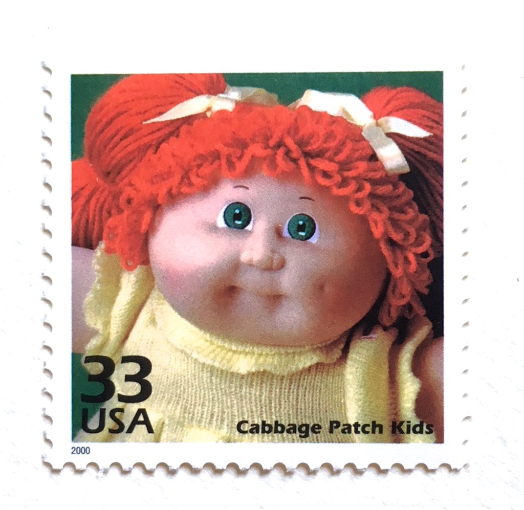 10 Cabbage Patch Doll Postage Stamps Vintage Cabbage Patch Kid Postage