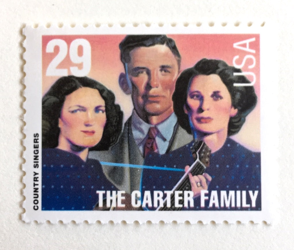 10 Carter Family Postage Stamps Family of Country Singers Stamps for Mailing