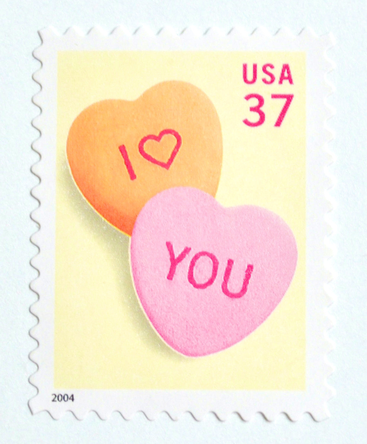 10 Candy Hearts Stamps Sweethearts Vintage Postage Stamps for Mailing –  Edelweiss Post