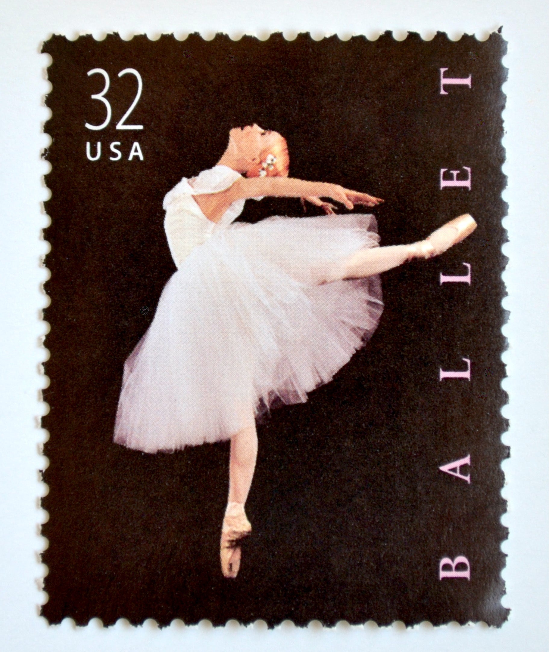 10 Ballet Postage Stamps Unused Vintage Ballerina Stamps for