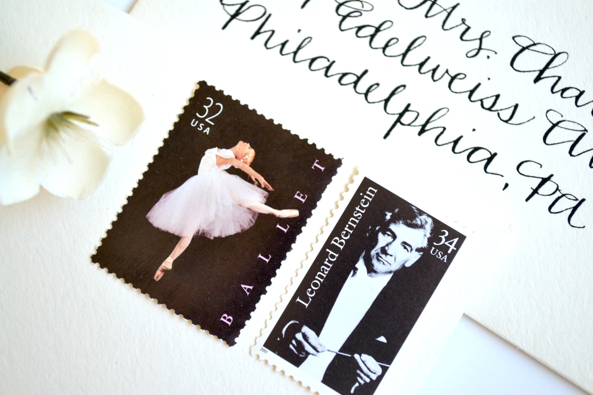 10 Ballet Postage Stamps Unused Vintage Ballerina Stamps for