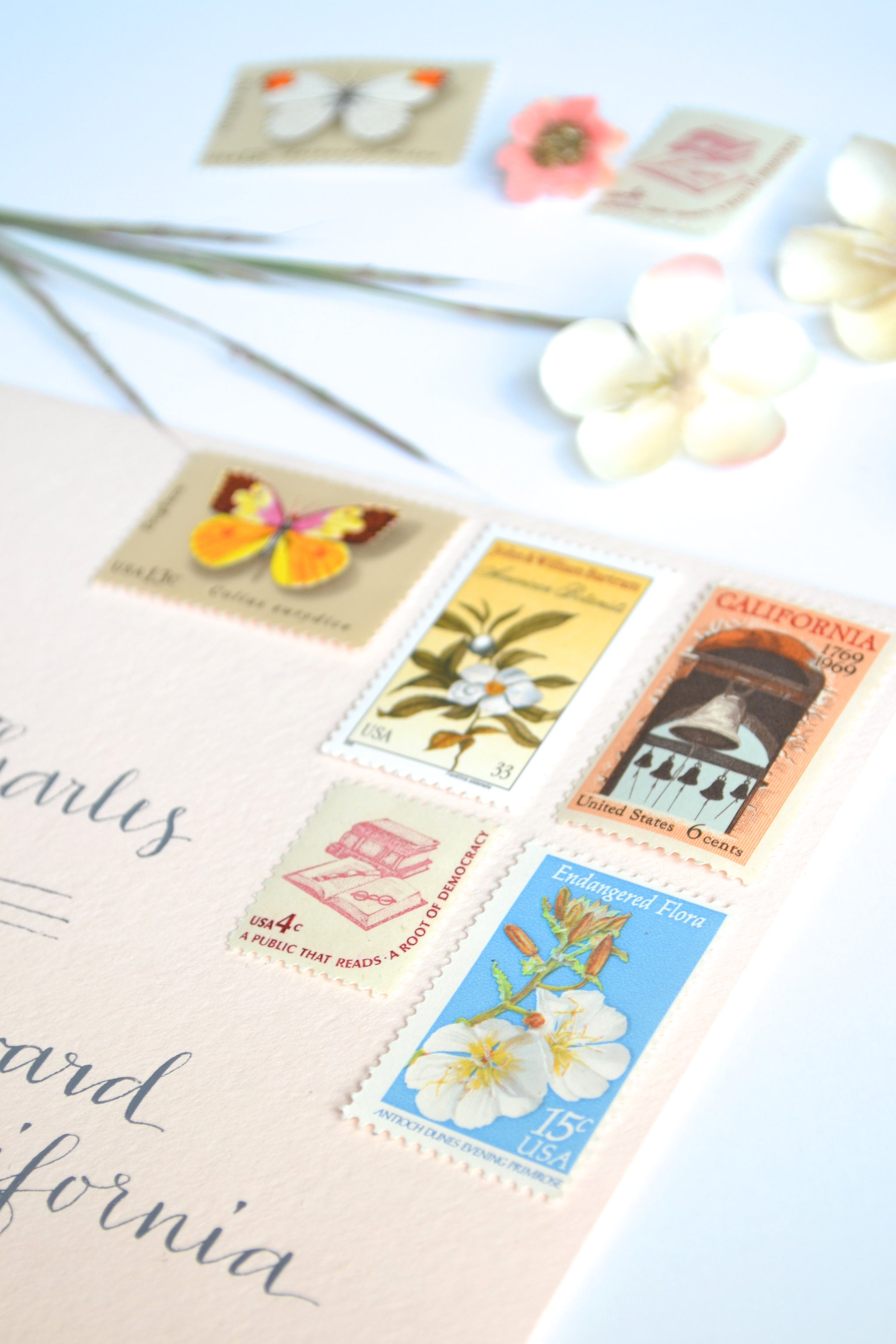 10 Vintage California Postage Stamps for Mailing – Edelweiss Post